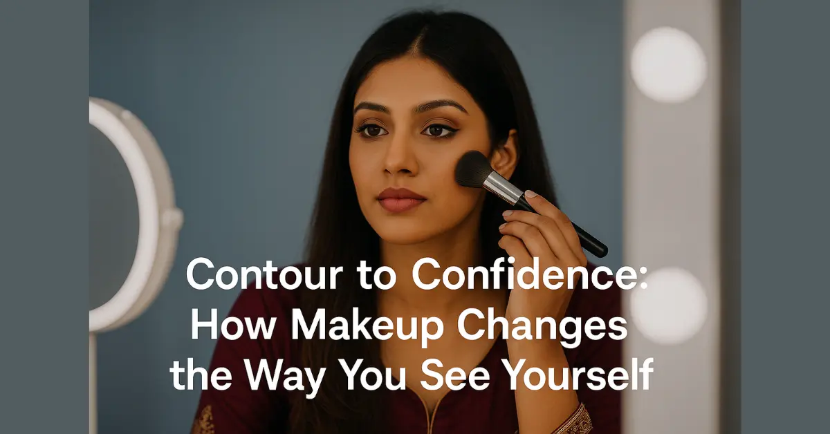 Contour to Confidence: How Makeup Changes the Way You See Yourself