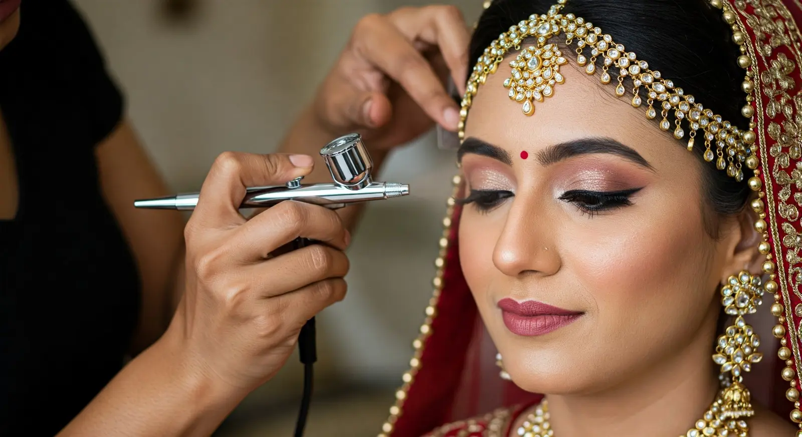 Why Airbrush Makeup is a Must-Have for Lucknow Brides: Durability & Elegance Explained