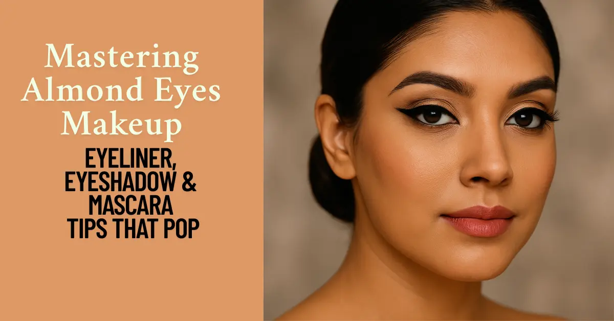 Mastering Almond Eyes Makeup: Eyeliner, Eyeshadow & Mascara Tips That Pop